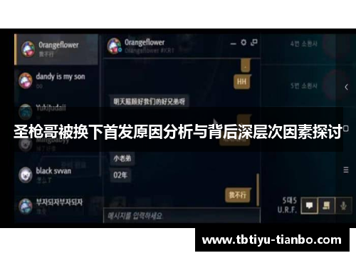 圣枪哥被换下首发原因分析与背后深层次因素探讨